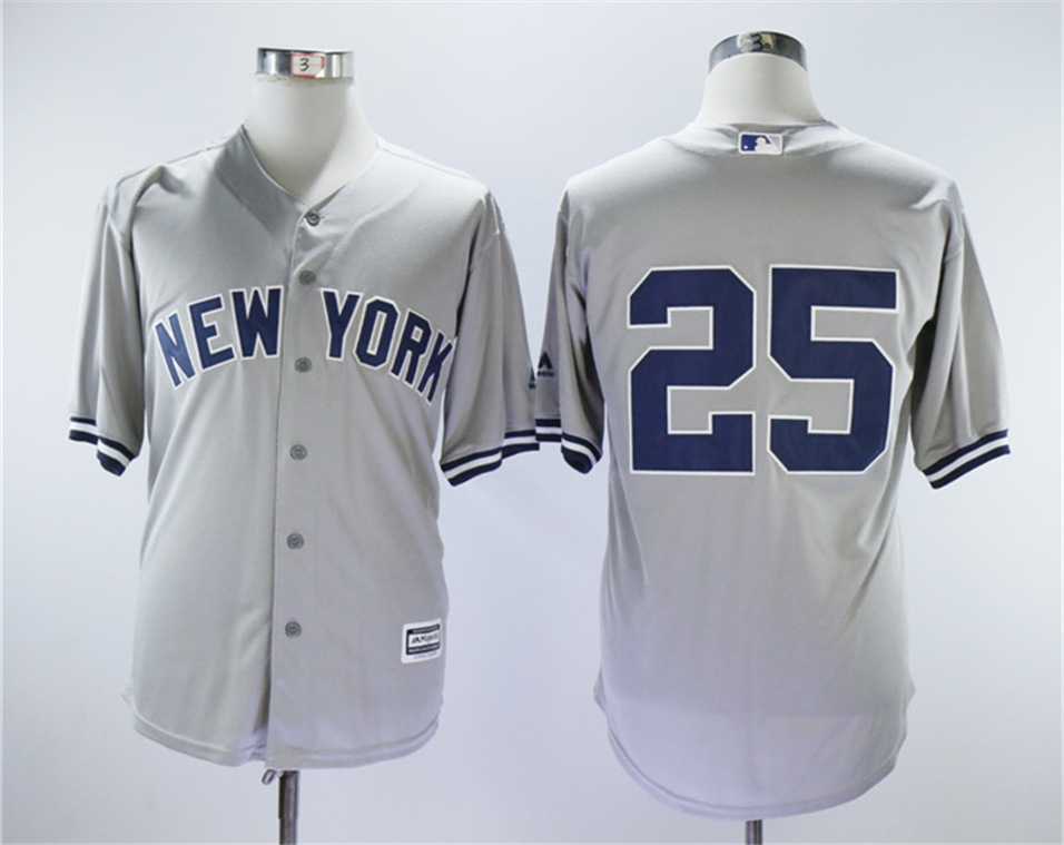 Yankees 25 Gleyber Torres (No Name) Gray Cool Base Stitched Baseball Jerseys,We sell and wholesale Yankees 25 Gleyber Torres (No Name) Gray Cool Base Stitched Baseball Jerseys on line form chian!